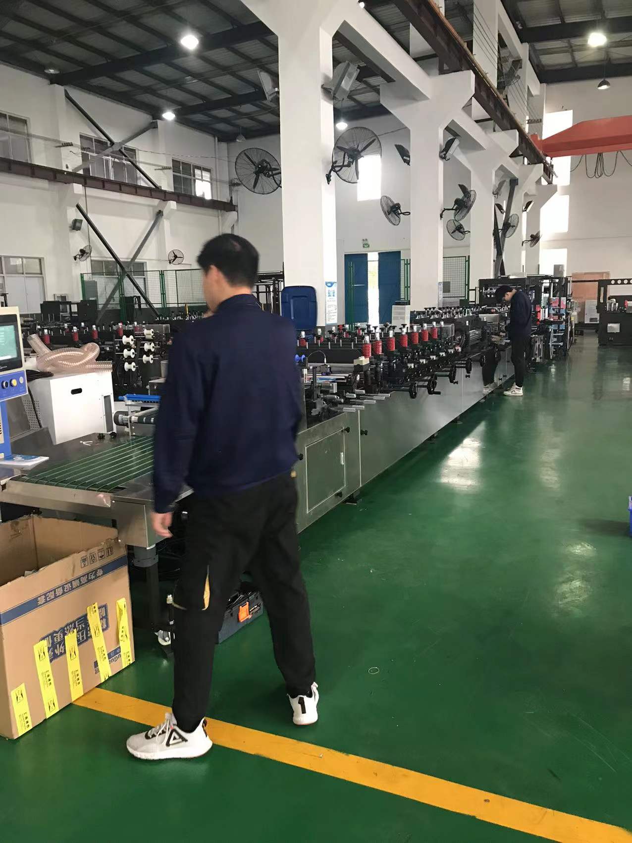 Fully automatic doypack bag converting machine arrived South Africa safely!