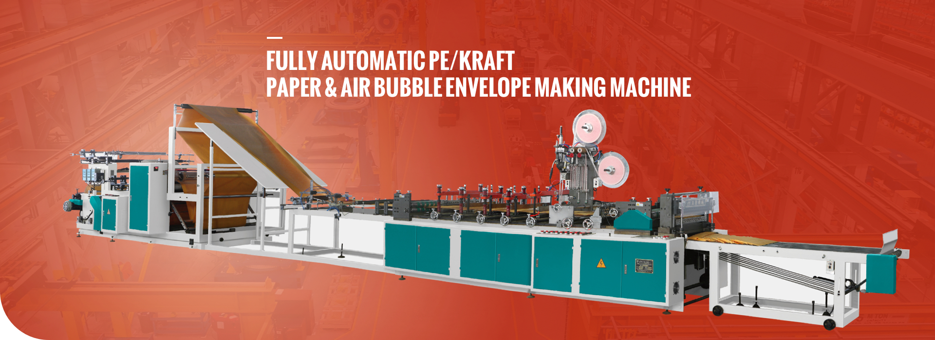 POLY FILM AIR BUBBLE ENVELOPE MAKING MACHINE