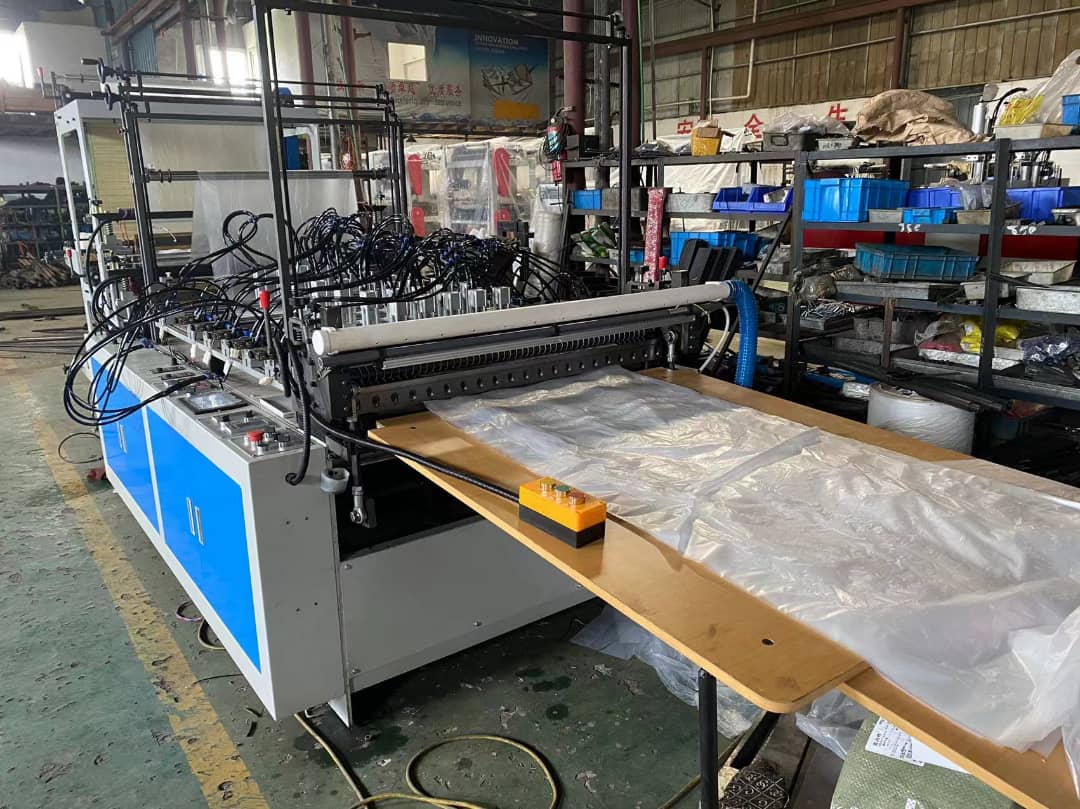 multi hole perforation hole punching bag making machine